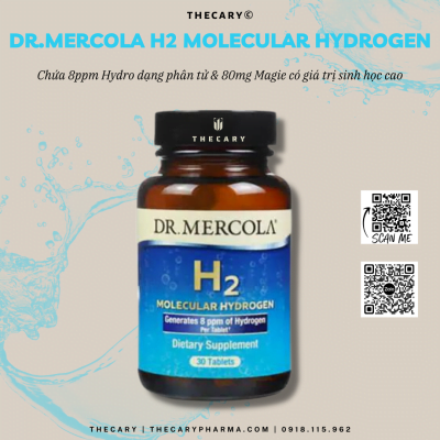 Viên nén Hydro phân tử - Dr.Mercola H2 Molecular Hydrogen - US