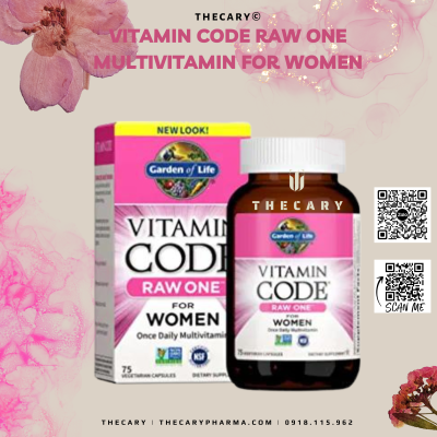 Vitamin tổng hợp cho phụ nữ - Garden of Life Vitamin Code Raw One For Women Multivitamin